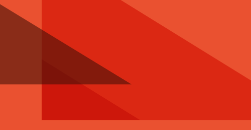 red background with various right facing triangles