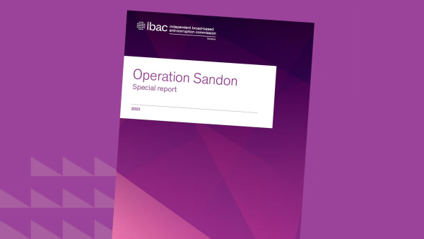 Operation Sandon report cover